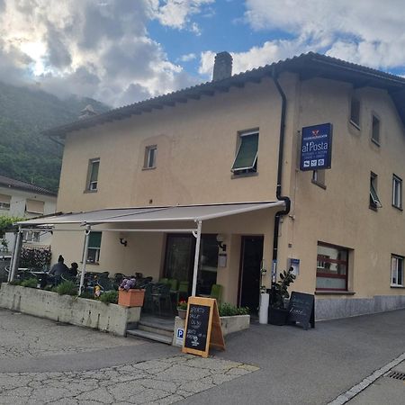 Ristorante Pizzeria Al Posta, Con Alogio Hotel Malvaglia Kültér fotó