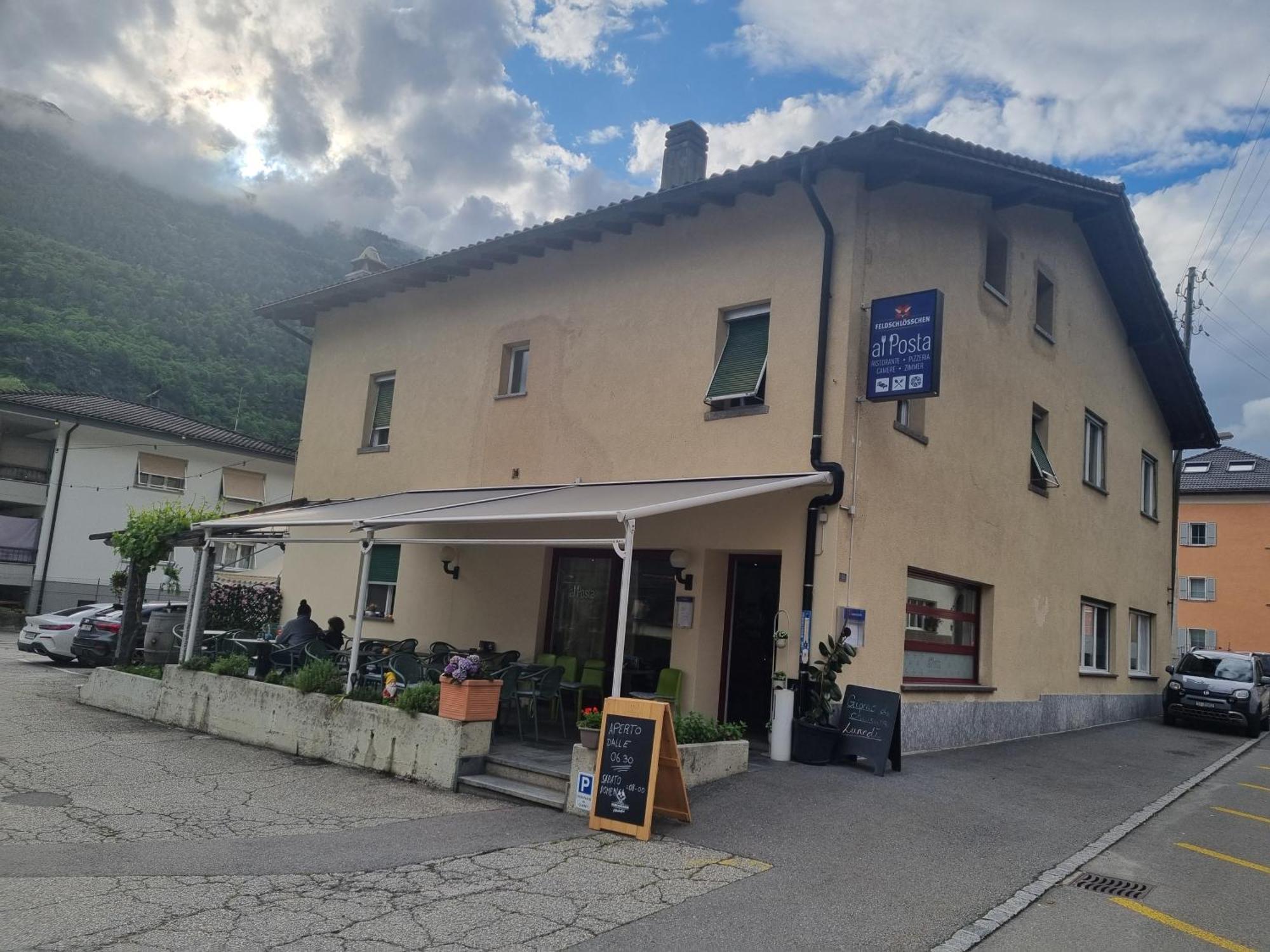Ristorante Pizzeria Al Posta, Con Alogio Hotel Malvaglia Kültér fotó